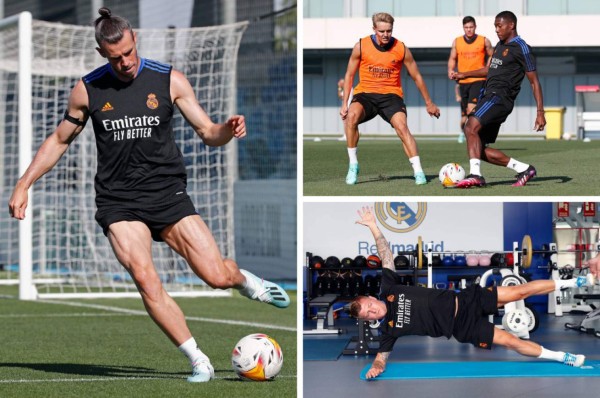 Regresó Bale con mucha fuerza y el crack que se iría por 50 millones: así fue el nuevo entrenamiento del Real Madrid