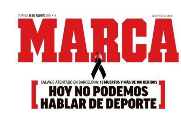 Las impactantes portadas en el mundo tras atentado en Barcelona