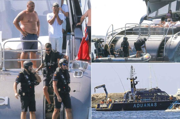 Agencia Tributaria de Aduana inspeccionó yate en el que paseaba Cristiano Ronaldo