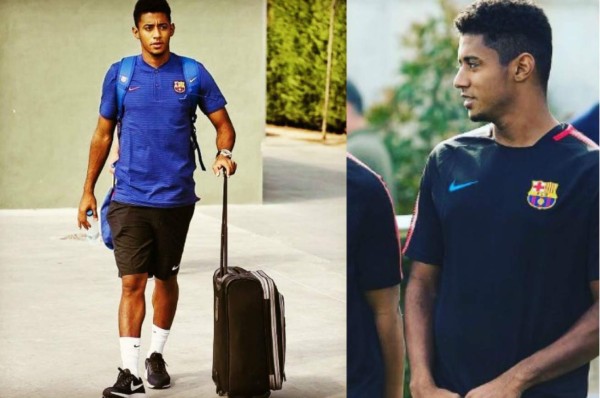 El hondureño Anthony Lozano y su debut con el Barcelona 'B'