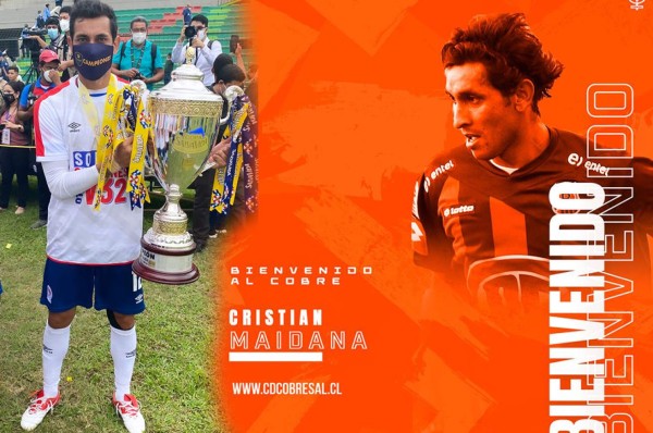 El Cobresal de Chile anuncia el fichaje del 'Chaco” Maidana quien se va en medio de la polémica del Olimpia