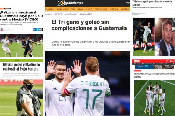 Amistoso insípido y la respuesta de Martino: La prensa de México tras la goleada a Guatemala