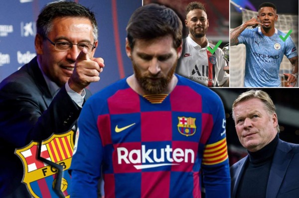 Las 'bombas' que maneja Bartomeu si Messi se va finalmente del Barcelona