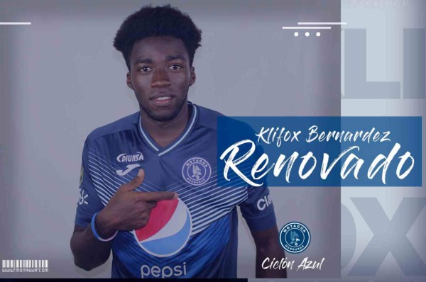 Motagua confirma la renovación de Klifox Bernárdez luego de haberlo dado de baja hace seis días