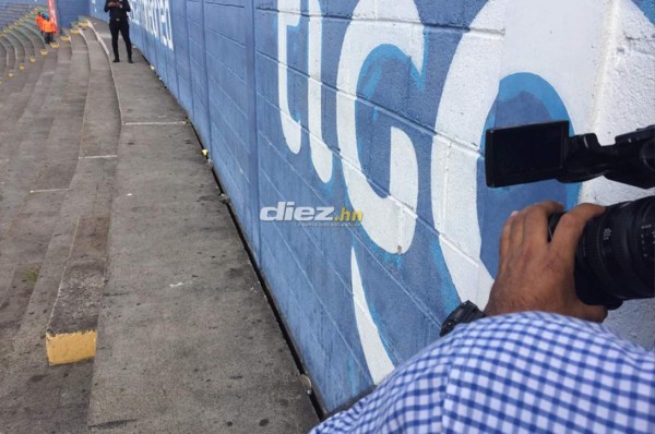Vetusto, deteriorado y con grietas: Así luce el estadio Nacional de Tegucigalpa
