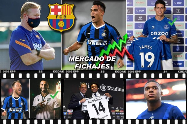 Mercado: Los dos fichajes de Koeman para el Barça, bombazo en la Premier y el Inter cierra un refuerzo top