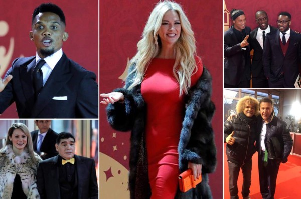 Alfombra roja: Las estrellas presentes en el sorteo del Mundial de Rusia 2018