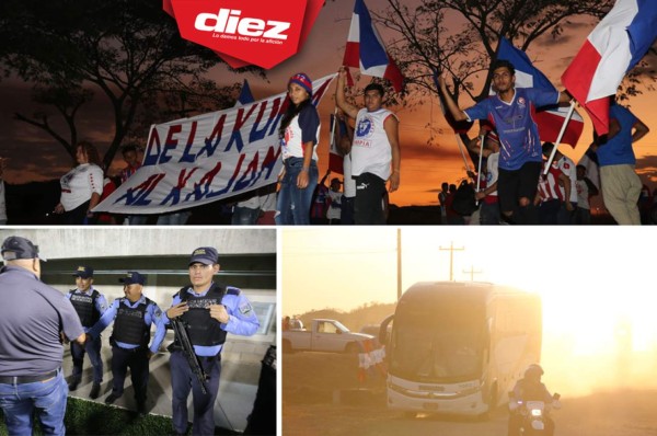 Incertidumbre y solo seis policías en Choluteca para el UPNFM-Olimpia