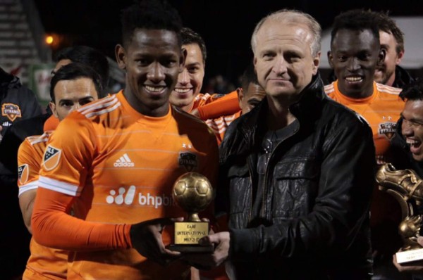 Romell Quioto ganó la Bota de Oro en la Desert Diamond Cup