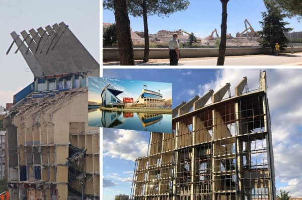 El último suspiro: Las tristes imágenes de los restos que quedan del estadio Vicente Calderón