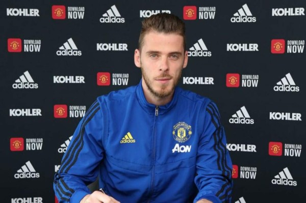 De Gea renueva con el Manchester United y será uno de los mejores pagados de la Premier League&nbsp;&nbsp;