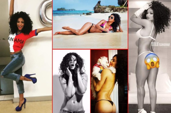 Kate Rodríguez, la sexi panameña que festejó la clasificaión de su selección