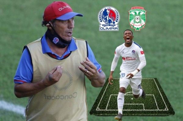 Así sería el 11 del Olimpia de Pedro Troglio en la final de ida ante Marathón en el estadio Nacional