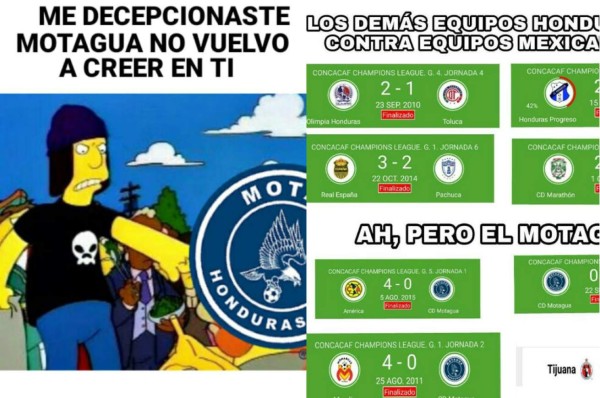 Los crueles memes contra Motagua tras quedar fuera de la Liga de Campeones de Concacaf