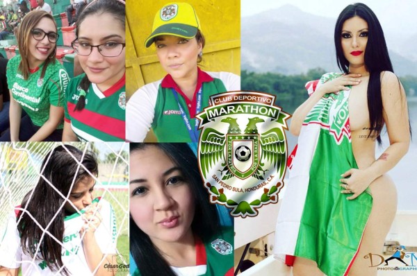 El Marathón no solo es líder en la liga, también en aficionadas preciosas