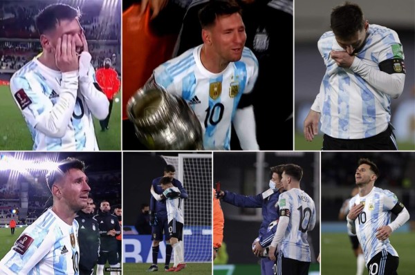 La inolvidable noche de Messi: tres goles, rompe récord, se pone a llorar y descontrol al festejar con la afición