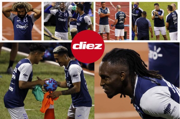 ¿Coito con un 4-3-3? Así fue el último entreno de Honduras antes del juego con Costa Rica