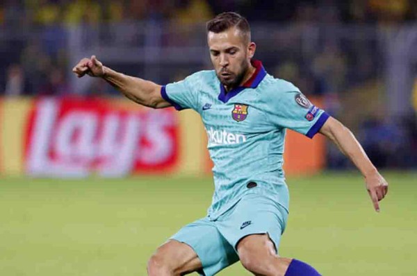 Comunicado: Jordi Alba sufre una lesión muscular en el muslo izquierdo