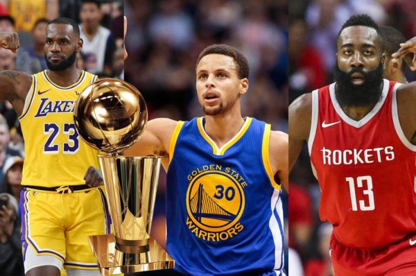 Warriors, por su tercer anillo seguido; Houston, Boston, y Lakers de LeBron, a evitarlo
