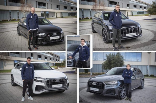 Los espectaculares autos Audi 2020 de los futbolistas del Real Madrid: El de Vinicius es una joya