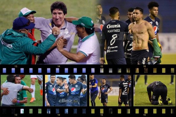 NO VISTE EN TV: El eufórico festejo de Vargas, la celebración en el camerino y la frustración en Motagua