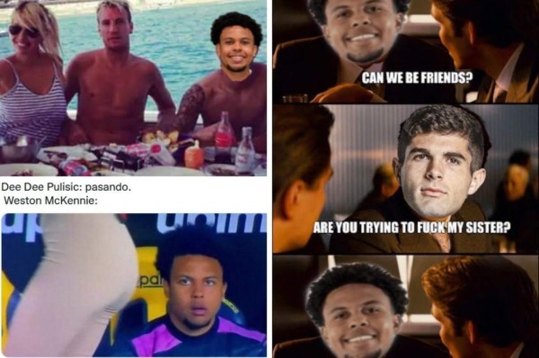 El escándalo de McKennie y la hermana de Pulisic arrasa en las redes sociales con los memes