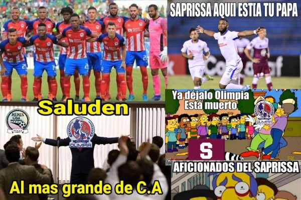 Olimpia derrota a Saprissa y los memes destrozan a los ticos