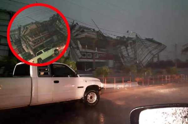 Fuerte lluvia en Juticalpa daña el estadio Juan Ramón Brevé