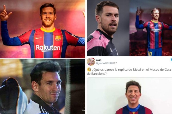 Se parece a todos menos a él: Burlas por la estatua de Messi en museo de cera del Barcelona