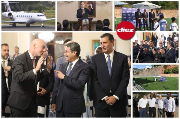 ¡Estuvo en El Birichiche! La visita de Gianni Infantino, presidente de FIFA, a Honduras