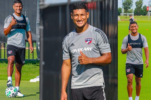 FC Dallas y Bryan Acosta vuelven a los entrenos pensando en la reanudación de la temporada