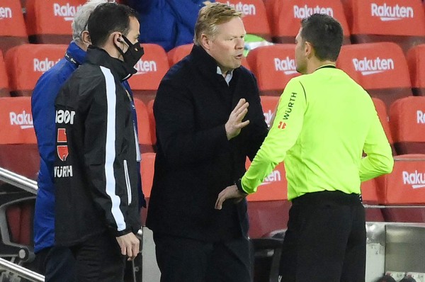 Ronald Koeman: '¿Remontada? Te puedo mentir, pero con un 1-4 realmente hay pocas opciones'