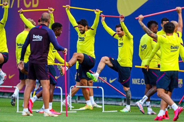 FC Barcelona: Messi vuelve a entrenar con todo el grupo y apunta a Mallorca