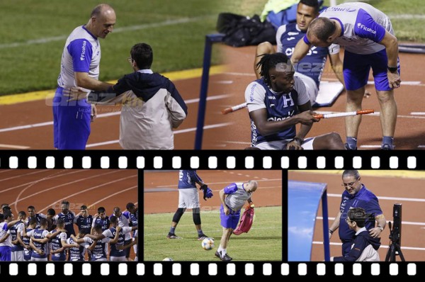 La visita especial en la práctica de la Selección de Honduras y el gesto de Fabián Coito