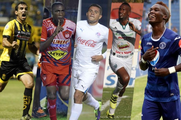 Ellos serán los cañoneros del Clausura 2017 en Honduras