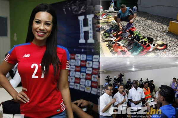 Risas, bromas y pláticas individuales de Pinto en el último entreno de Honduras