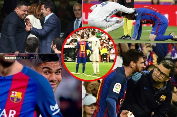 Las imágenes que no se vieron en TV y las más curiosas del Real Madrid-Barcelona