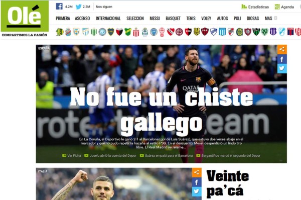 Prensa internacional critica al Barcelona, que pasó de lo sublime a lo ridículo