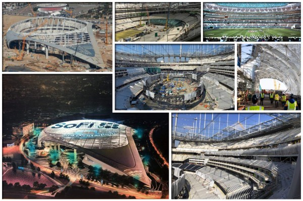 El SoFi Stadium, la nueva joya que estrenarán en Los Ángeles en el mes de julio