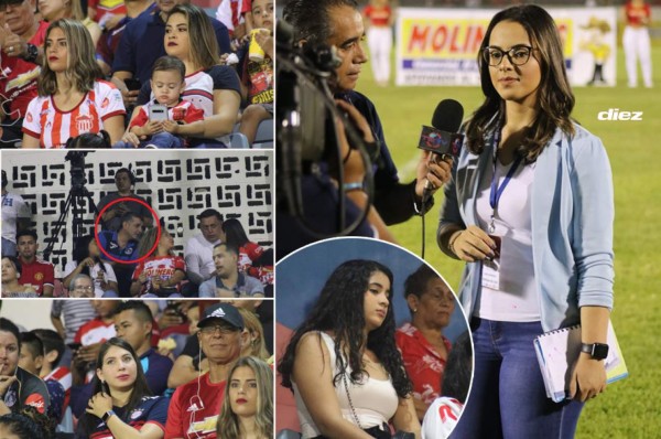 Las preciosas aficionadas del Vida y así fue captado Diego en la derrota del Motagua