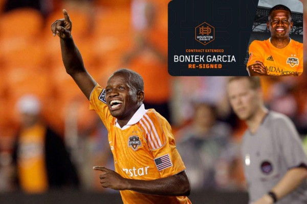 Oficial: Houston Dynamo confirma la renovación de contrato de Boniek García