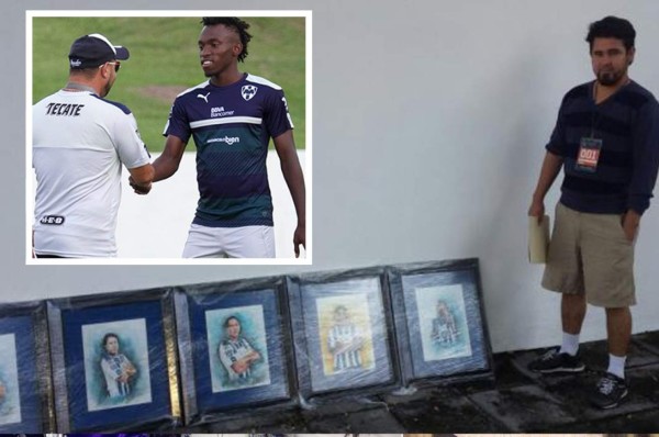 Un vendedor hondureño sorprende en entrenamiento de Monterrey