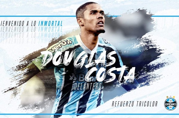 Fichajes: Douglas Costa regresa a Gremio de Brasil en calidad de cedido por la Juventus
