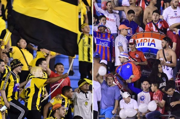 Barras de Real España y Olimpia cumplieron 'pacto de no agresión' en el Olímpico