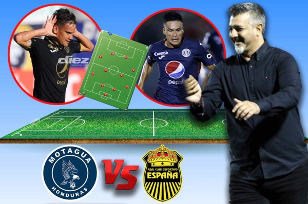 ¡Un 11 para sentenciar! La alineación que prepara Motagua para sorprender al Real España en el Nacional