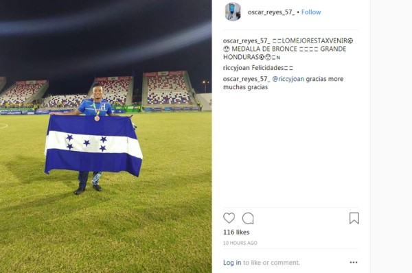Así fue la celebración de los jugadores Sub-21 de Honduras en los Juegos Centroamericanos