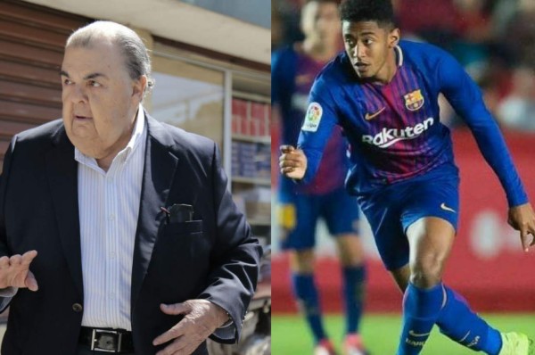 Rafael Ferrari felicita al 'Choco' Lozano por su fichaje con el Girona FC