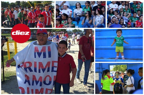 ¡Ambientazo! Afición de Olimpia invade el Estadio Olímpico para el clásico contra Marathón
