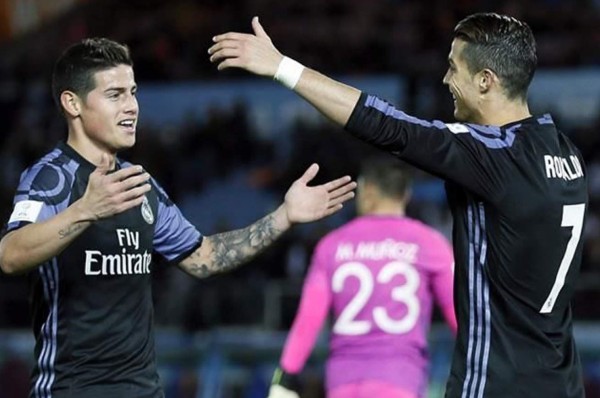 Cristiano Ronaldo: ''Quiero que James Rodríguez siga en el Real Madrid''