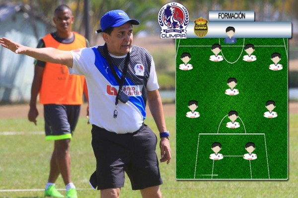 ¡Sorpresa! El 11 que presentaría Olimpia ante Real España en Copa Presidente